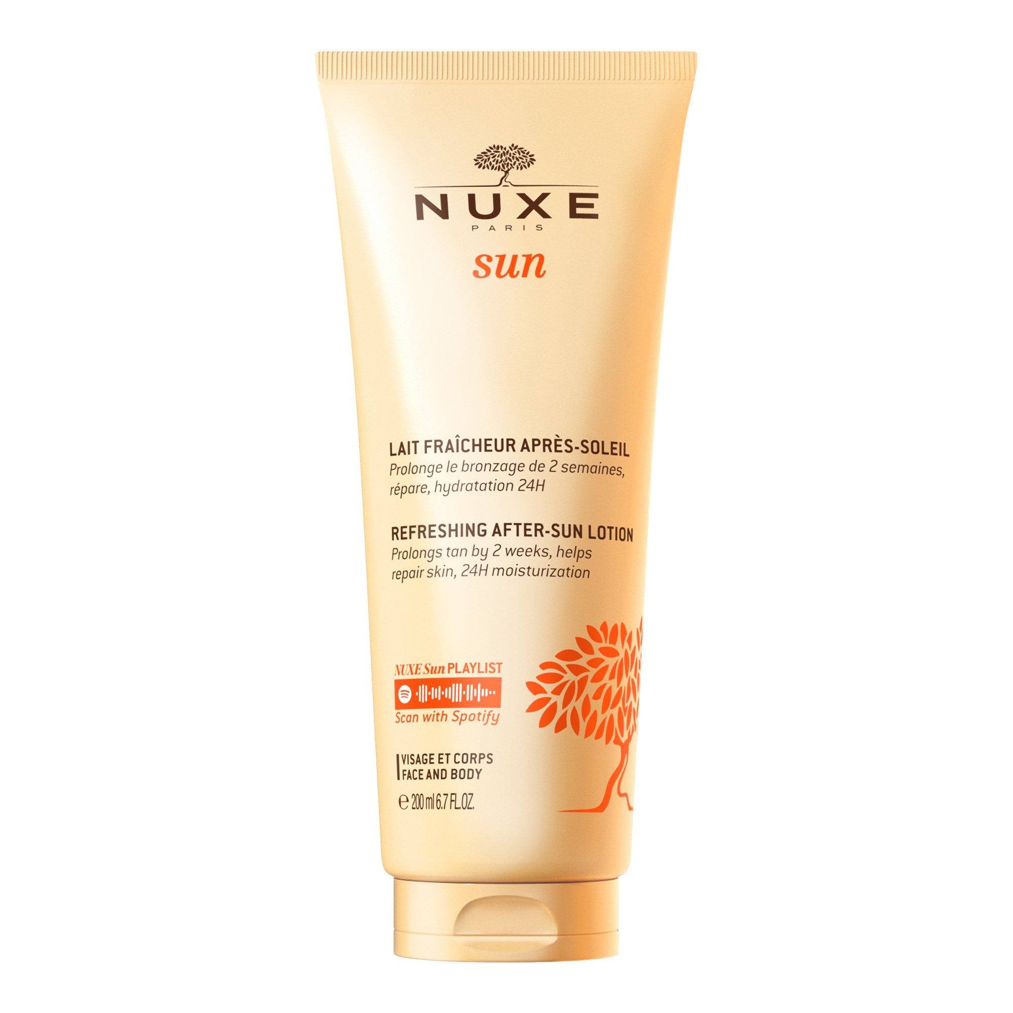 NUXE REFRESHING AFTER-SUN LOTION FOR FACE AND BODY 6.7OZ