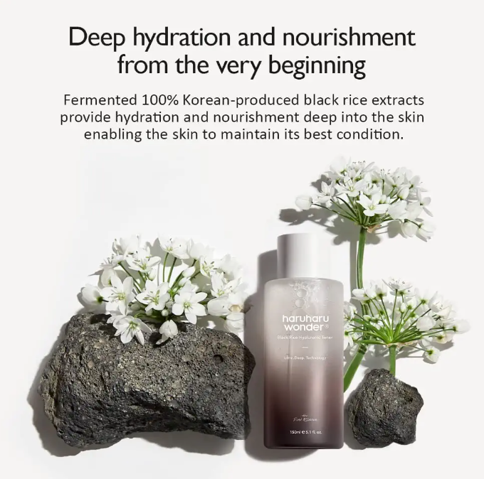 HARUHARU WONDER Black Rice Hyaluronic Toner Vegan Original