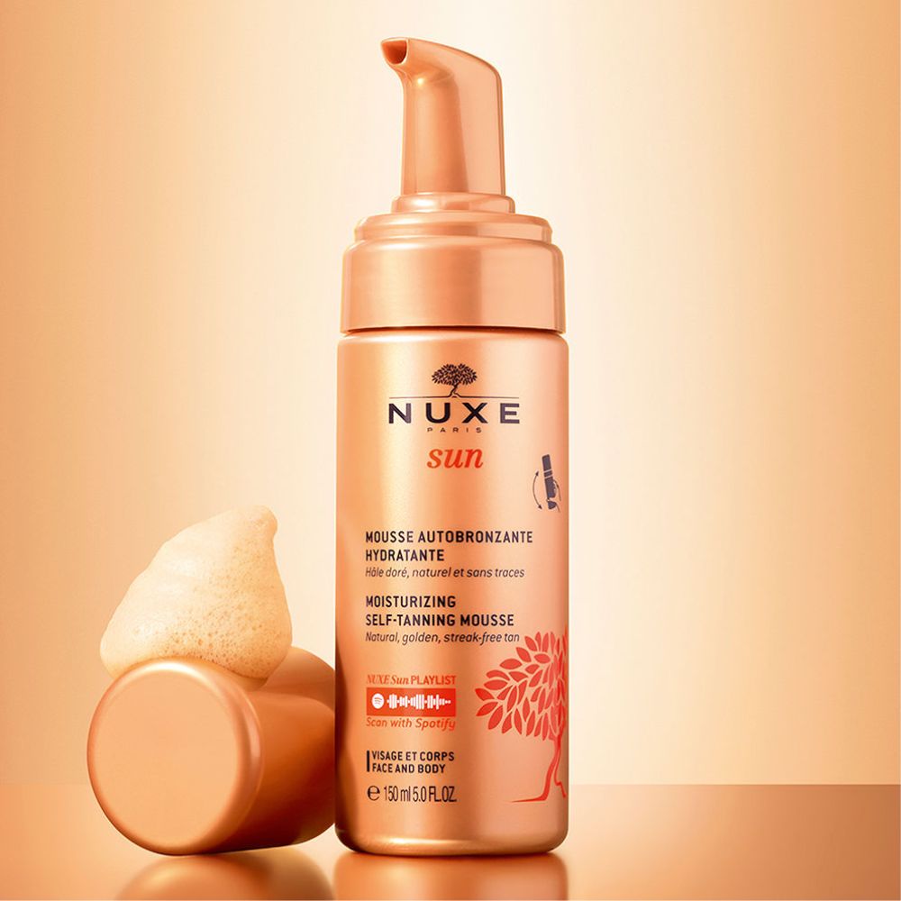 NUXE MOISTURIZING SELF-TANNING MOUSSE BODY AND FACE 5.OZ