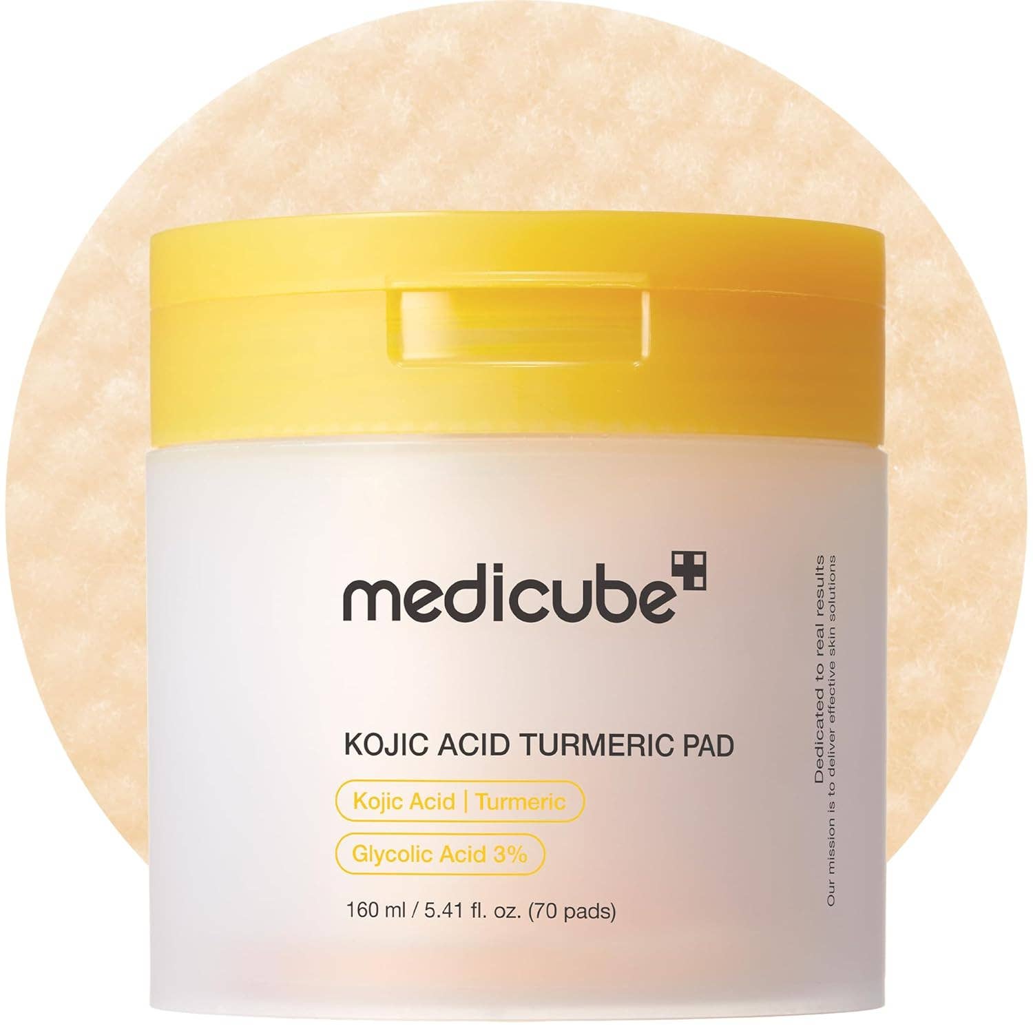 MEDICUBE  Kojic Acid Turmeric Clarifying Toner Pad 70 Pads