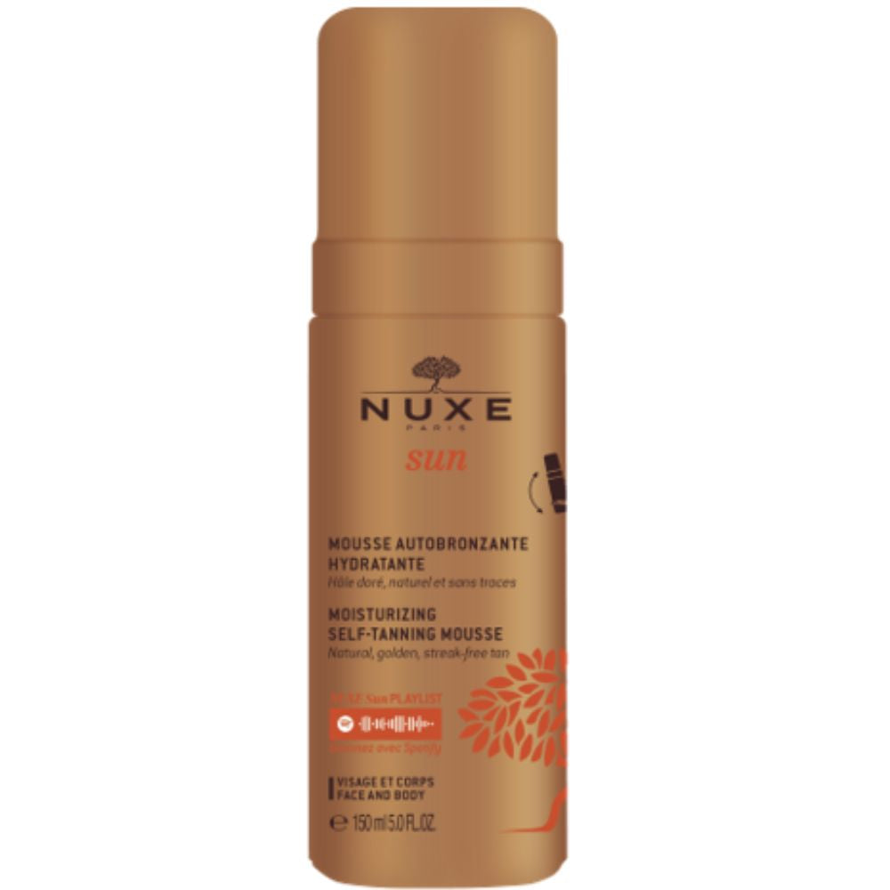 NUXE MOISTURIZING SELF-TANNING MOUSSE BODY AND FACE 5.OZ